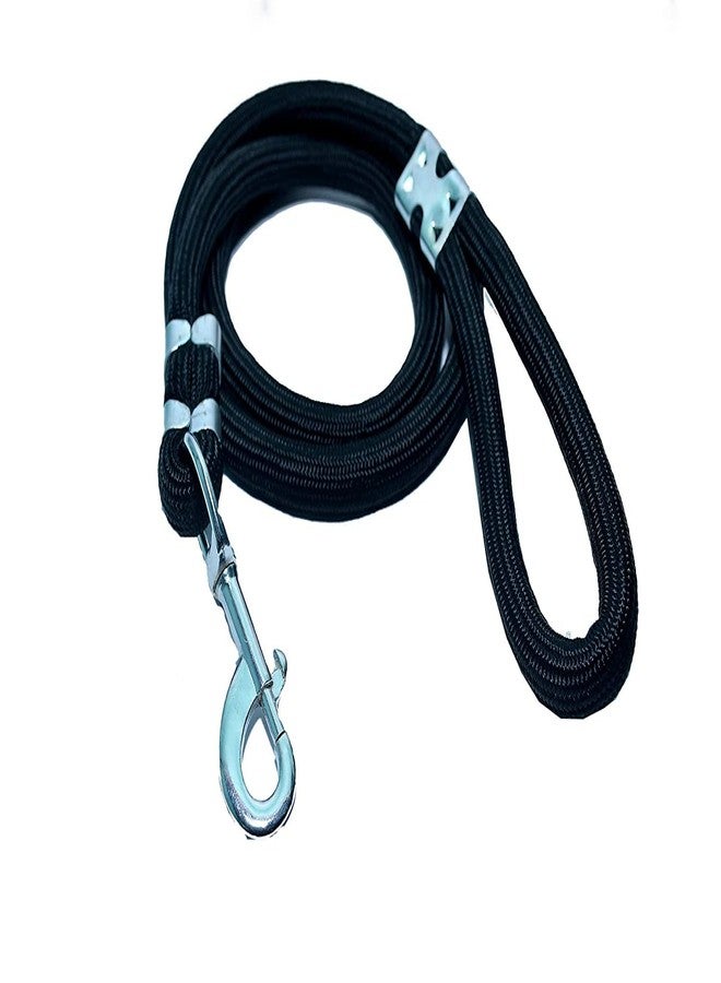 KittuPet طقم طوق خنق للكلاب من الفولاذ المقاوم للصدأ عالي الجودة من KittuPet، مصنوع من النايلون، سهل التحكم، مزود بمشبك، وحزام صدر للكلاب، وحبل تدريب متين منسوج يدويًا. (مقاس صغير جدًا، أسود-أصفر) - Image 5